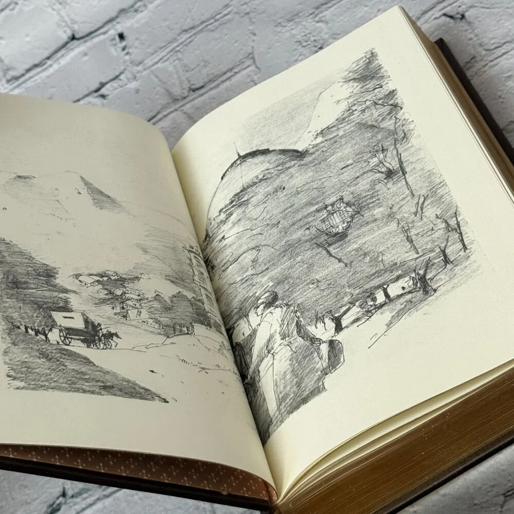 The Magic Mountain Thomas Mann Franklin Library 1981 Leather Bound Book Brown